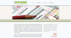 Desktop Screenshot of canovaconstruction.net